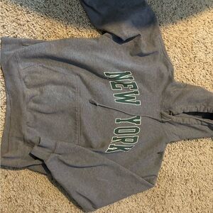 Brandy Melville Gray New York Sweater